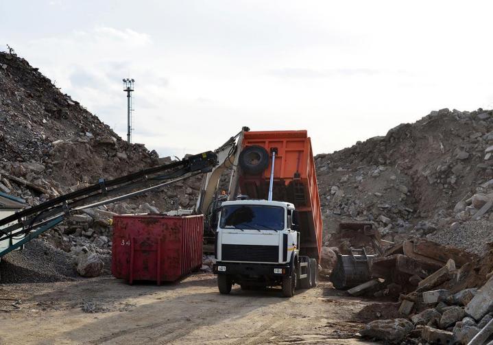 Service de transport de produits en vrac.